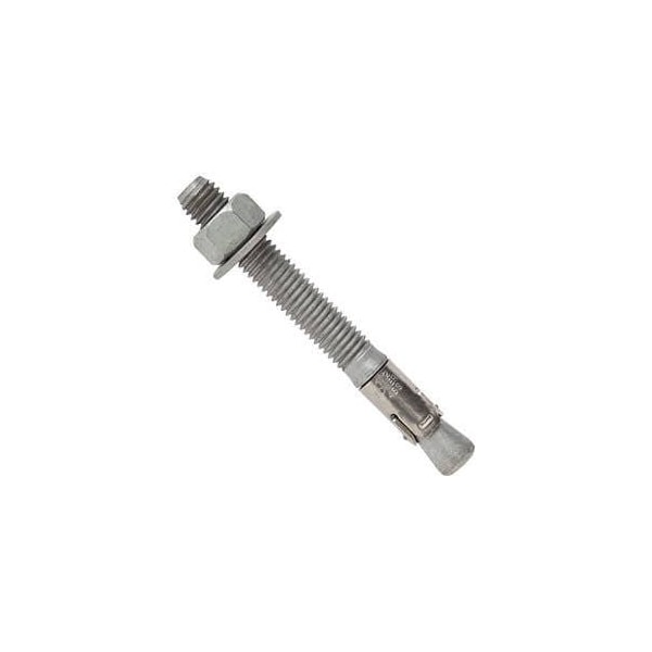 Powers Fasteners Wedge Expansion Anchor, 5/8" Dia., 3-1/2" L, Carbon Steel / Stainless Steel Hot Dip Galvanized POW 7730HD5 - main